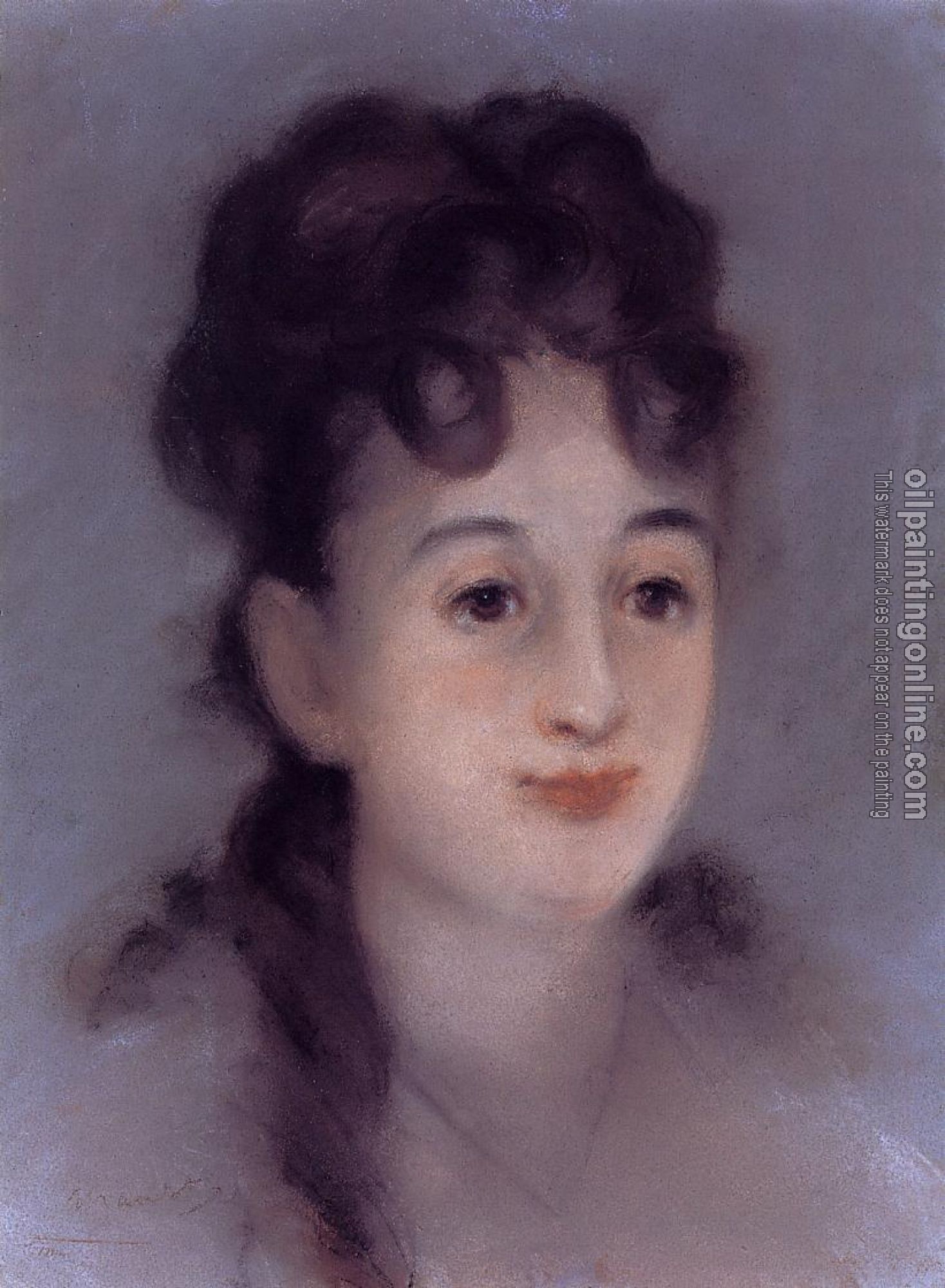 Manet, Edouard - Eva Gonzales
